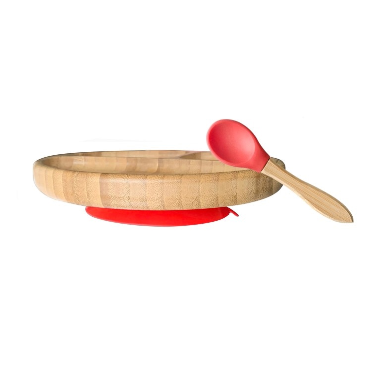 Bamboo Baby Plate Feeding Bowl